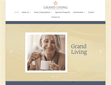 Tablet Screenshot of grandliving.com
